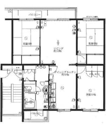 フローラ桂台２号棟の物件間取画像